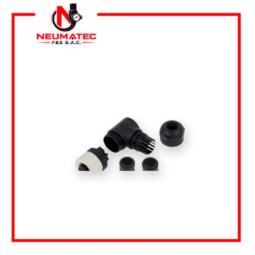 Conector M12 Hembra PB-M12A-04P-FF-SR7001