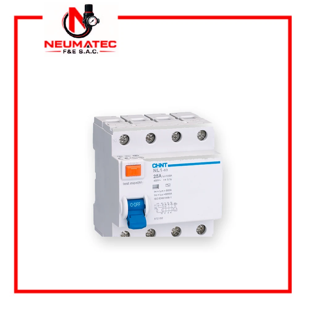 Interruptor Diferencial NL1-100 3P Tipo AC