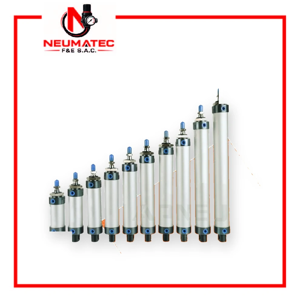 Pistón tubular aluminio