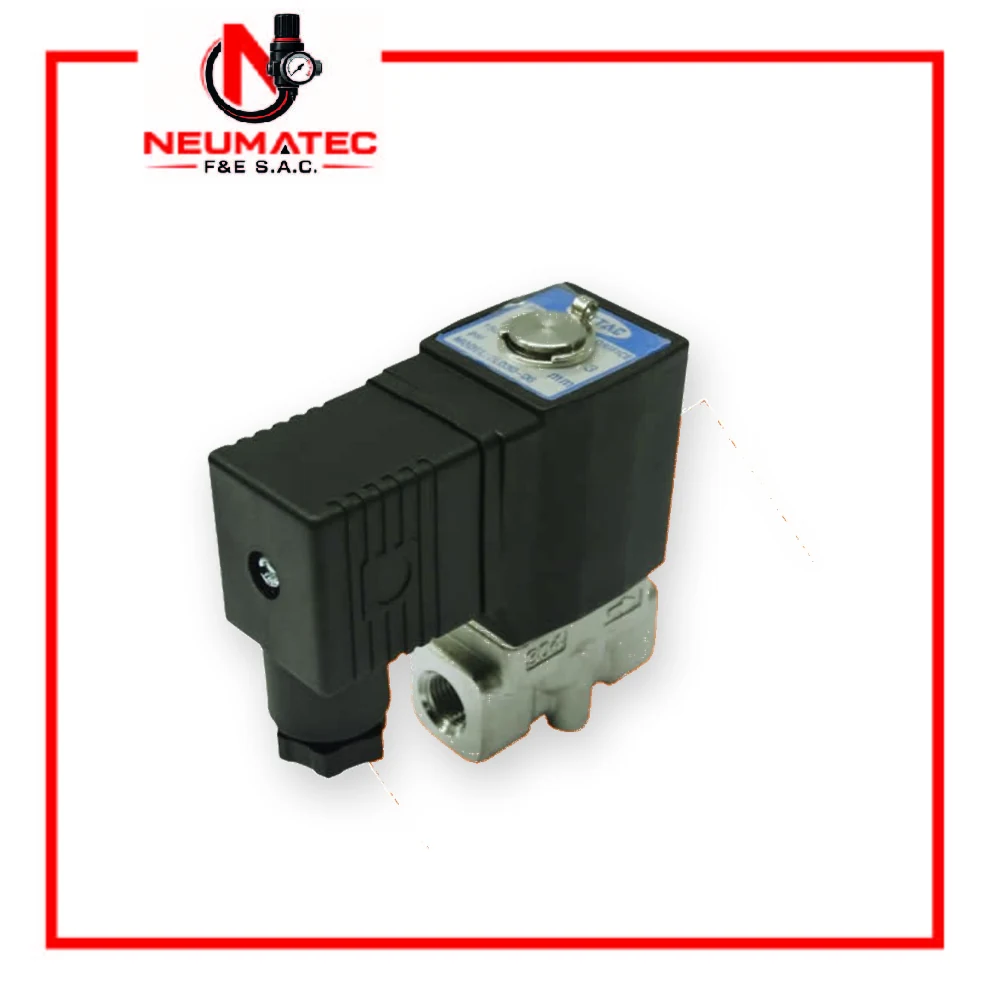 Válvula solenoide acero inoxidable 1/4, 1/2 , 3/4 y 1″ 2L030 – Airtac