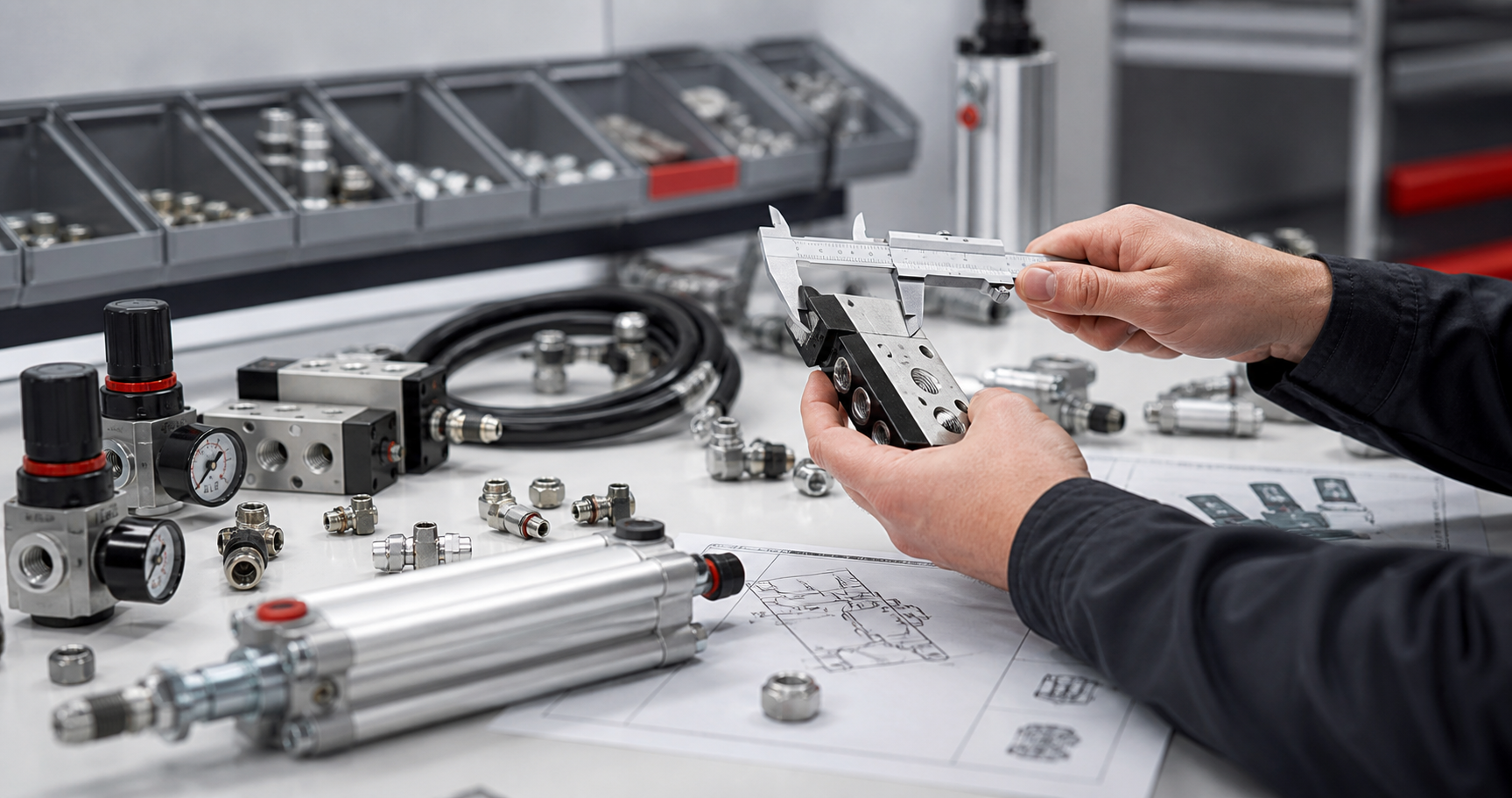 Validación técnica de componentes industriales NEUMATEC